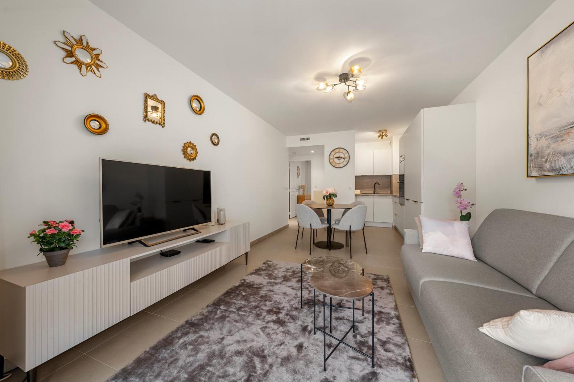 Beautiful Apartment Cannes Center Terrace Parking Экстерьер фото